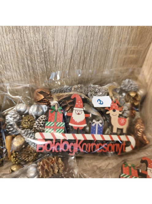 Vegyes szárított termés csomag 90 gr /csomag ajándék Boldog karácsonyt felirattal 