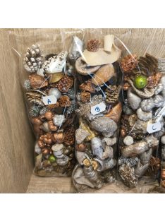   Vegyes terméscsomag 100gr metál és havas  szárított termésekkel