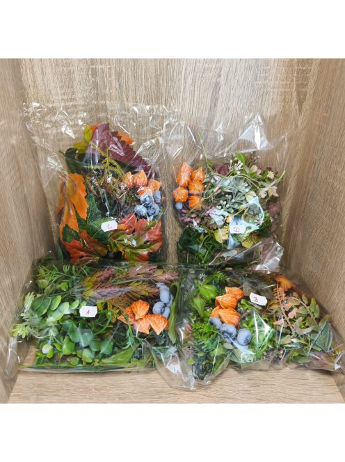 Vegyes csomag zöldekkel kézműves kerámia betűzővel