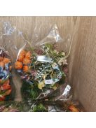 Vegyes csomag zöldekkel kézműves kerámia betűzővel