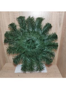 Zöld műkoszorú (teli) 30 cm