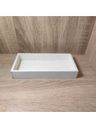 Fa tál fehér 3*20*10cm 1db