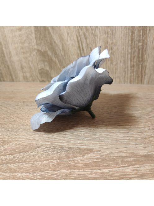 Rózsa virágfej 1db D10cm kékes 