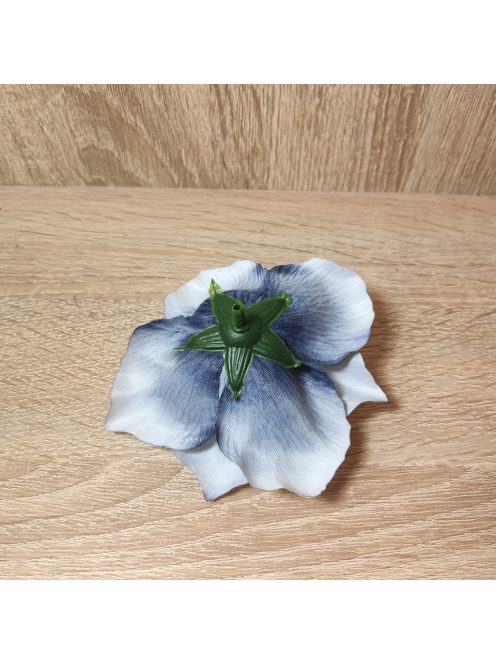Rózsa virágfej 1db D10cm kékes 