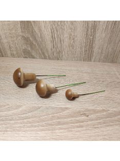 Betűző gomba barna több méretben 5db/csomag