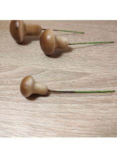 Betűző gomba barna több méretben 5db/csomag