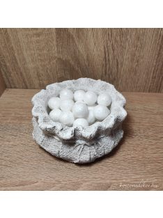   Glitteres hungarocell golyó 1,5cm 20db több színben -karácsonyi kiegészítő