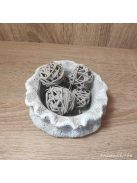 Rattan golyó/ vesszőlabda 3cm 4db-os több színben 