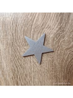 Csillag fa ezüst 4,5cm