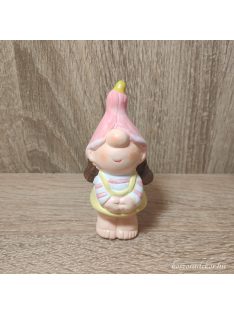 Lány virágsapiban kerámia m9cm 