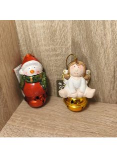 Függő kerámia csengővel 1db 