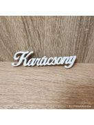 Karácsony felirat 10cm több színben