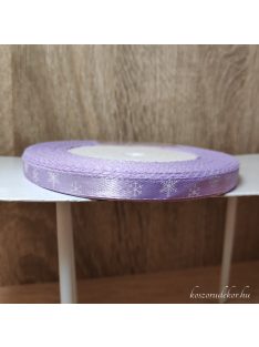 Szatén szalag karácsonyi mintás 6mm*1méter